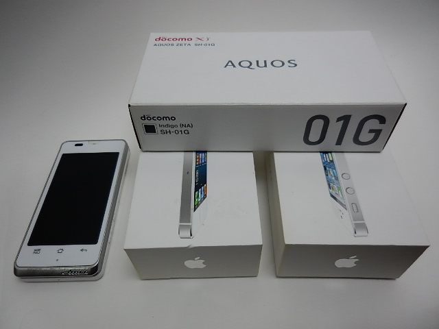iPhone5 64Gの買取。SH-01GとSH-02Dなど複数同時の買取の実例。